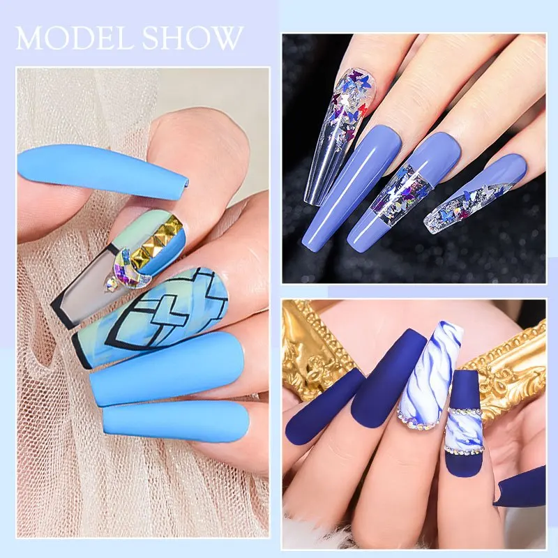 8PCS/Set Gel Nail Polish Kit Nude Glitter Long-Lasting Polish Neutral Red Color Gel Nail Polish Soak Off UV Varnish Supplies 4