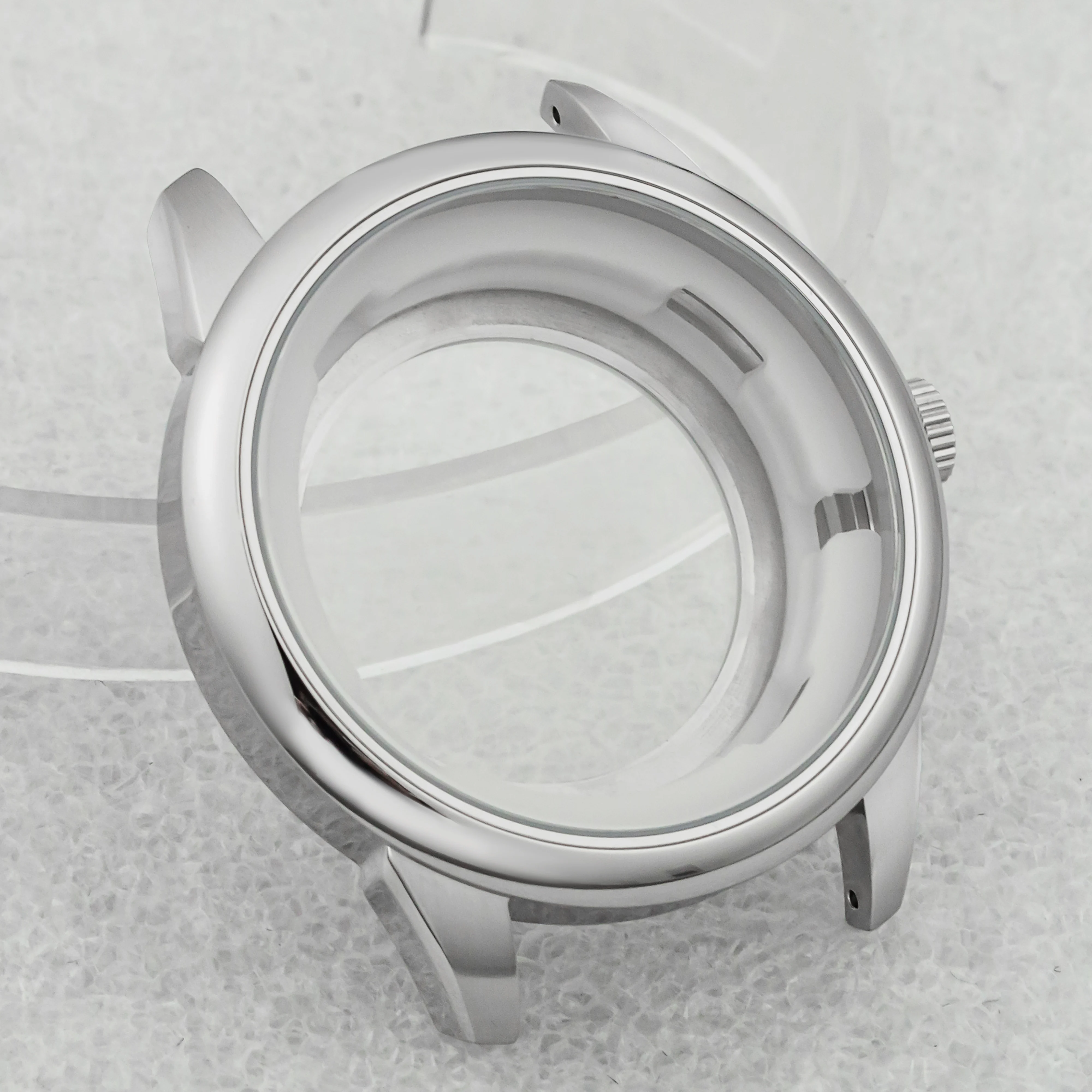 Premium 42.7mm Stainless Steel Waterproof Watch Case for NH35 Movement Repair and Modification
