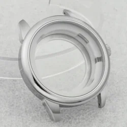 Premium 42.7mm Stainless Steel Waterproof Watch Case for NH35 Movement Repair and Modification (Case-0101)