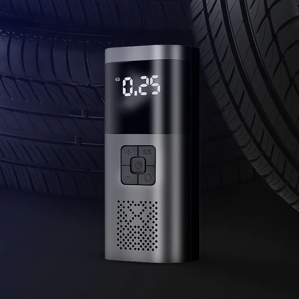 ������ ���÷��̰� �ִ� �º��� ���� ����, �޴�� �ڵ��� Ÿ�̾� ����, 150 PSI ���� ��â��, �ڵ��� Ÿ�̾� ������ 12V