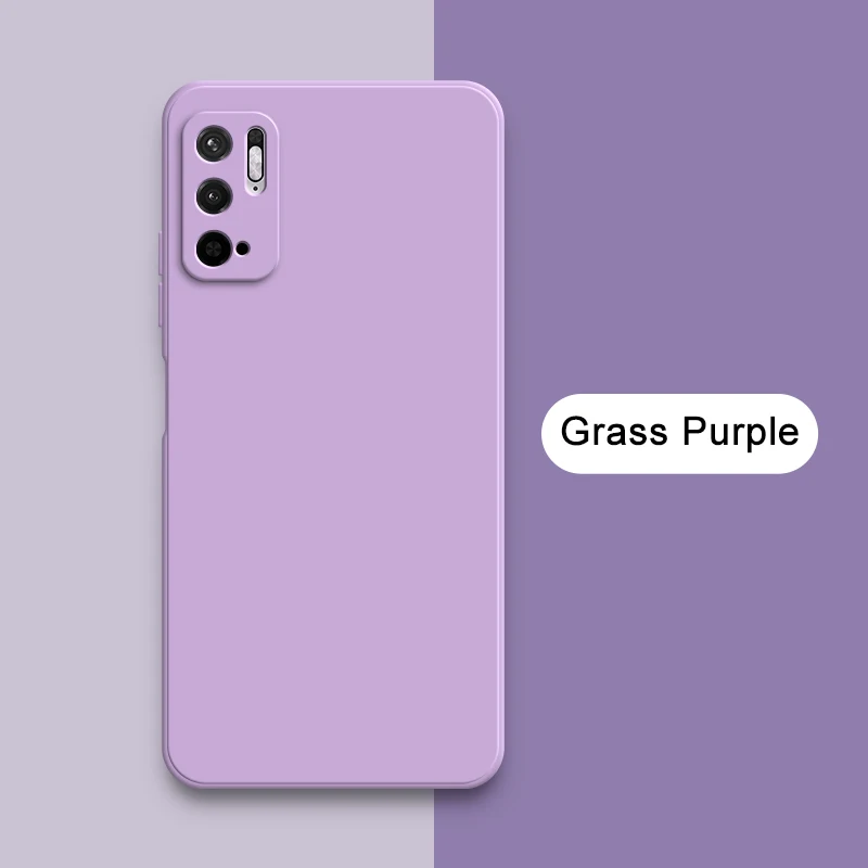 Original Square Liquid Shockproof Soft Silicone Phone Case