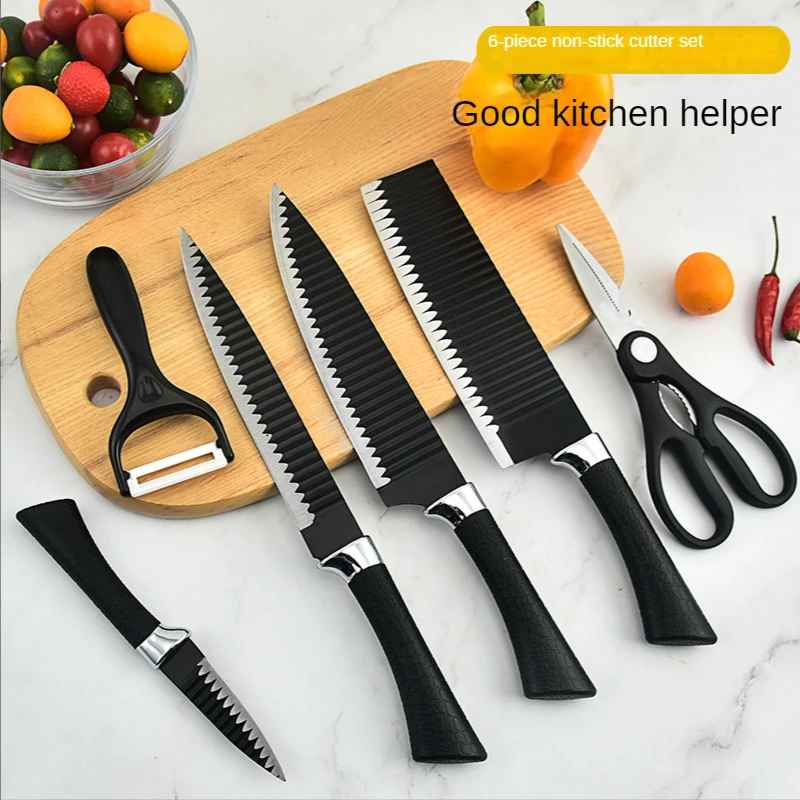 6 Piece Stainless Steel Kitchen Knife Set Pink with Knives Stand  Dropshipping - AliExpress