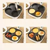 Electric Frying Pan 1PC Breakfast Maker Non-Stick Pan Home Electric Pancake Pan Plug-in Frying Eggs Four Holes Omelette Maker 2