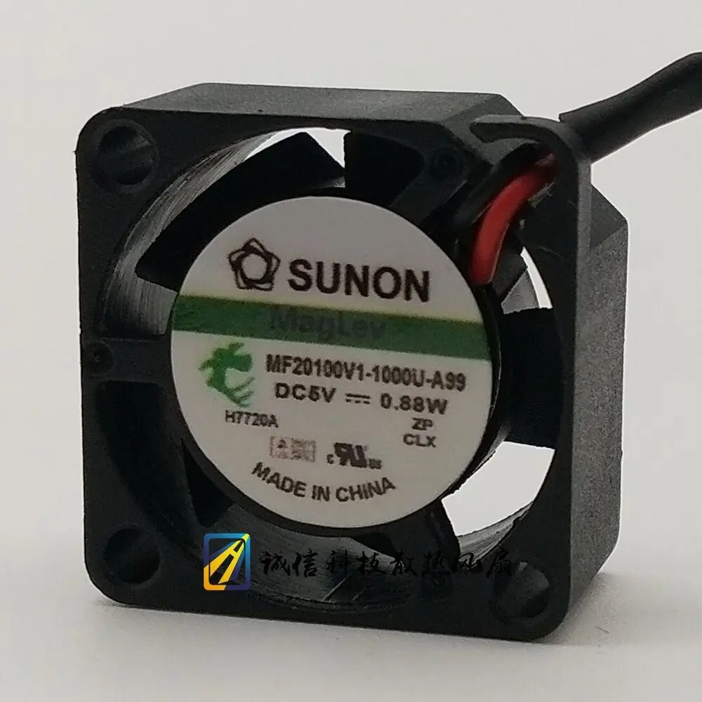

Миниатюрный охлаждающий вентилятор SUNON 2010 MF20100V1-1000U-A99 5 в 0,88 Вт 2 см