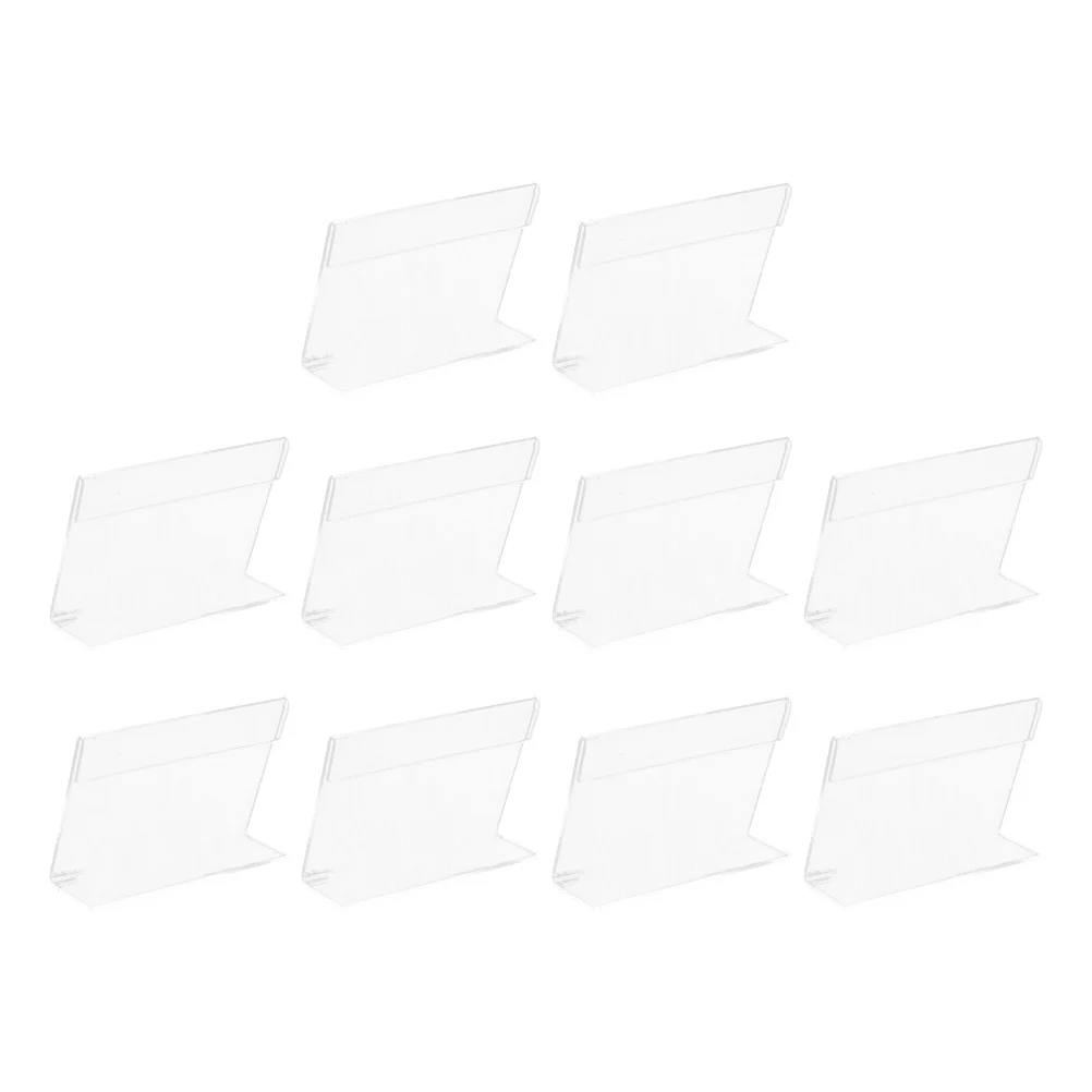 

10 шт. акриловые бирки с именем, акриловые бирки, подставка для карт, стол, цена, знак, магазин, акриловые знаки с ценой
