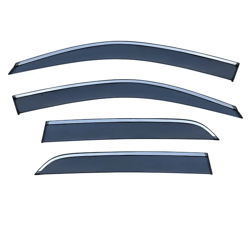 For Benz M Class W164 W166 2006- Accessories Window Visors Weathershields Wind Rain Guard Bright Strip Wind Deflectors