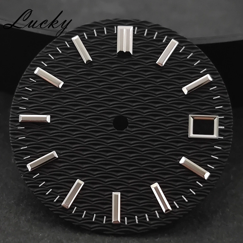 Wave Textured Watch Faces in Multicolor Options, 28.5mm