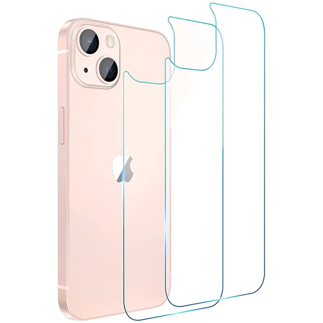 2PCS Back Tempered Glass Screen Protector for IPhone 12 11 13 14