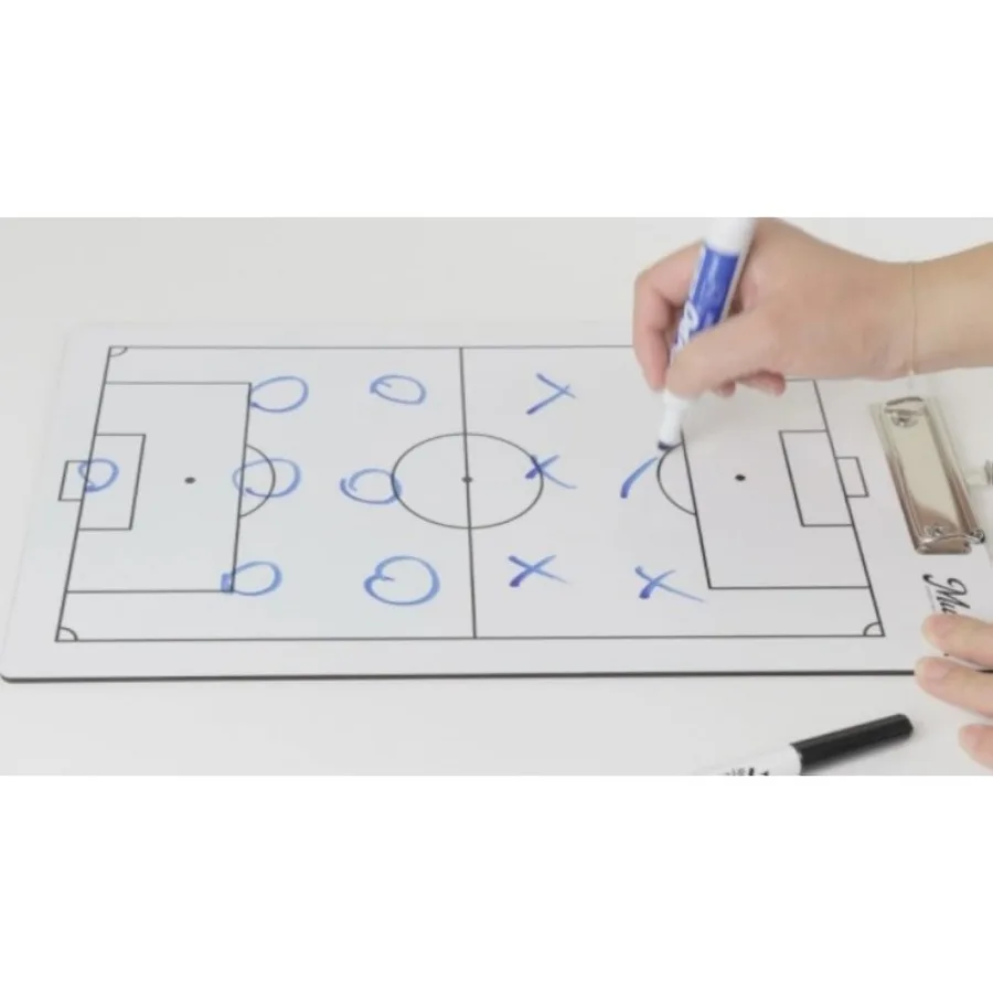 Table Football Game Tabletop Soccer Game Football Tactics Board Football Coaching Board Dry Erase Coaching Strategy Board