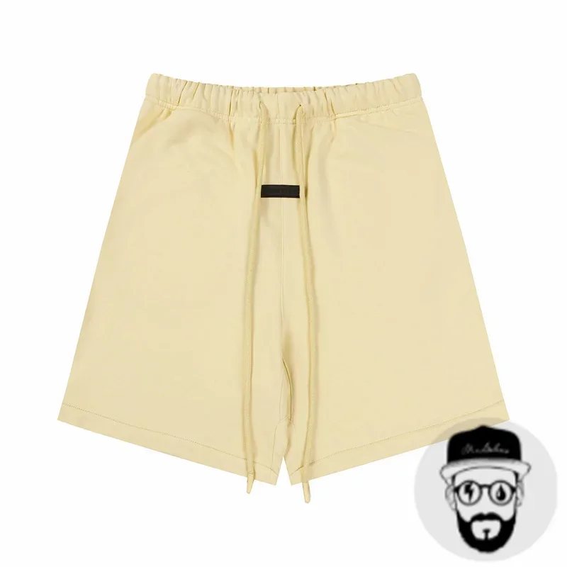 Free shipping fashionable men's ESSENTIALS shorts made of pure cotton, loose fitting sports, outdoor leisure running shorts