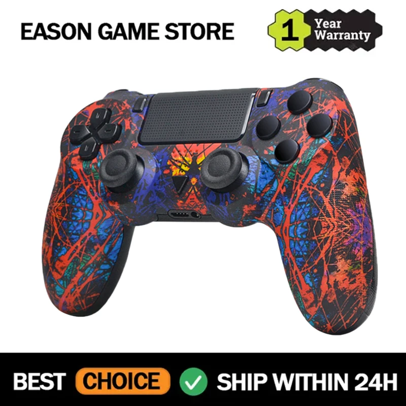 Controller Di Gioco Remoto Colorato Personalizzato Per Console Ps4/Ps4 Slim/Ps4 Pro Wireless Bluetooth Dual Vibration Gamepad Control