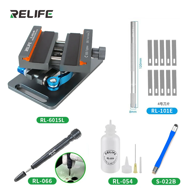 RELIFE RL-601SL 360° Rotating Universal Fixture High Temperature Resistance for Efficiently Remove The Back Cover Glass Holding