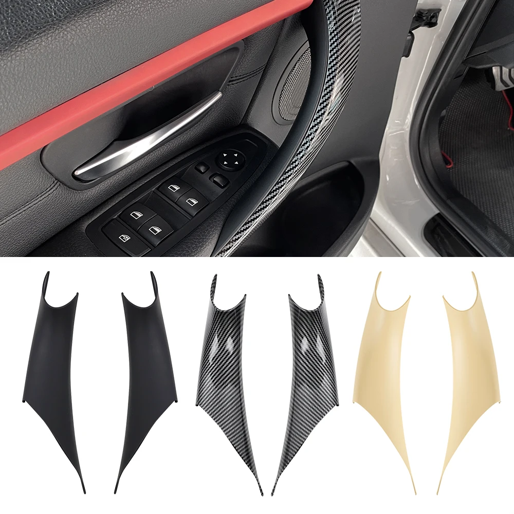 

Car Interior Door Handles For BMW F30 F31 F32 F34 F35 F36 F80 F82 3 4 Series 3GT ABS Interior Door Handle Pull Protective Cover