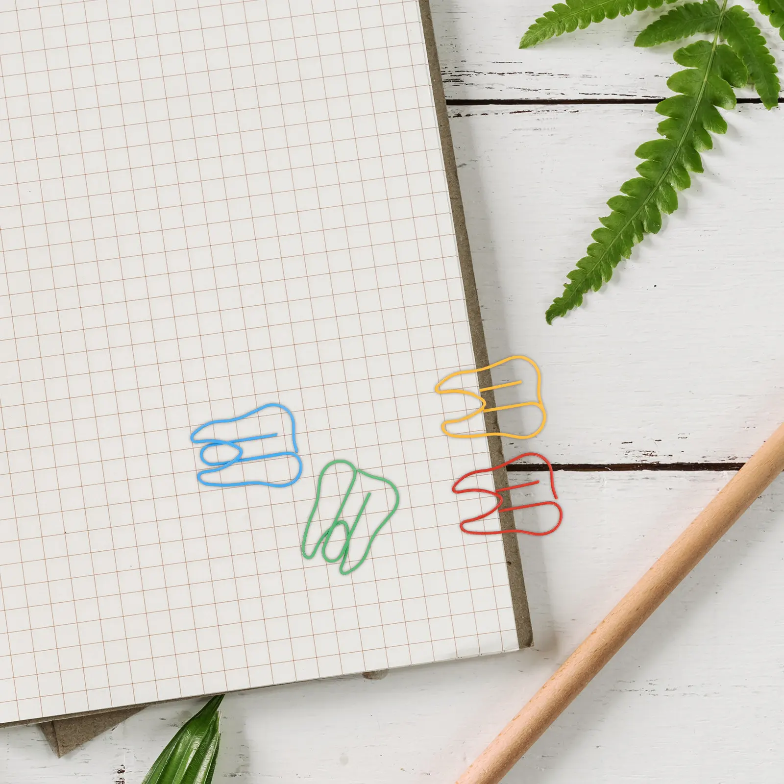 100개 종이 클립 다채로운 책갈피 귀여운 책갈피 바인더 모듬 장