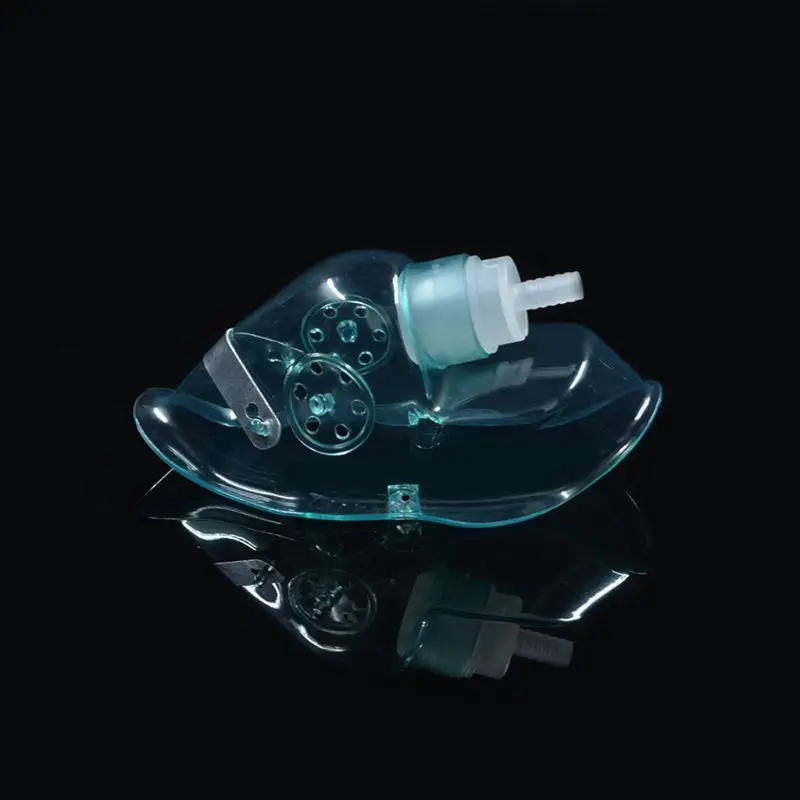 OFBK-mascarilla de oxígeno segura para adultos, máscara con atomizador de compresión de aire, con tubo largo, correa elástica ajustable, para uso