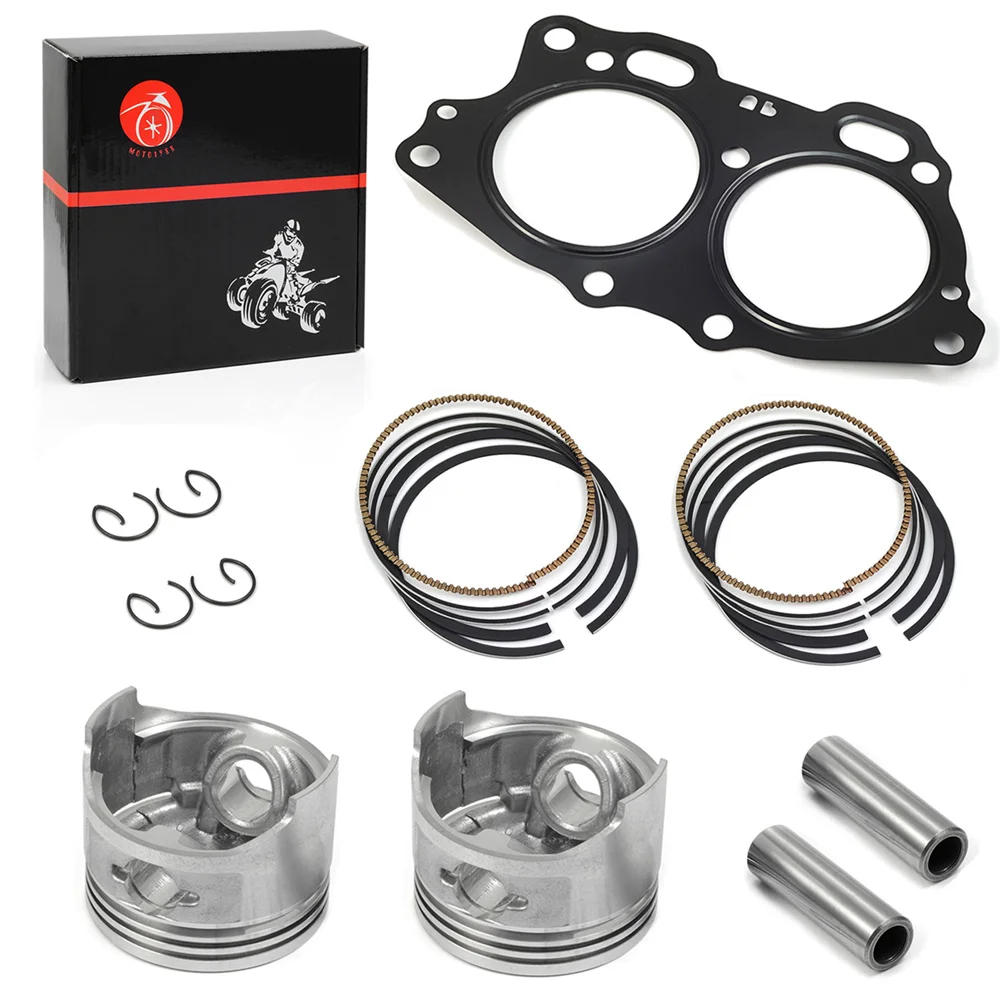 Top End Rebuild Kit Kolbenringdichtung STD für EZGO 4-Takt-Gas-Golfwagen 350 cc EH35C MCI Fuji Robin Motor 1996–2008 72504G01 – Detail 2