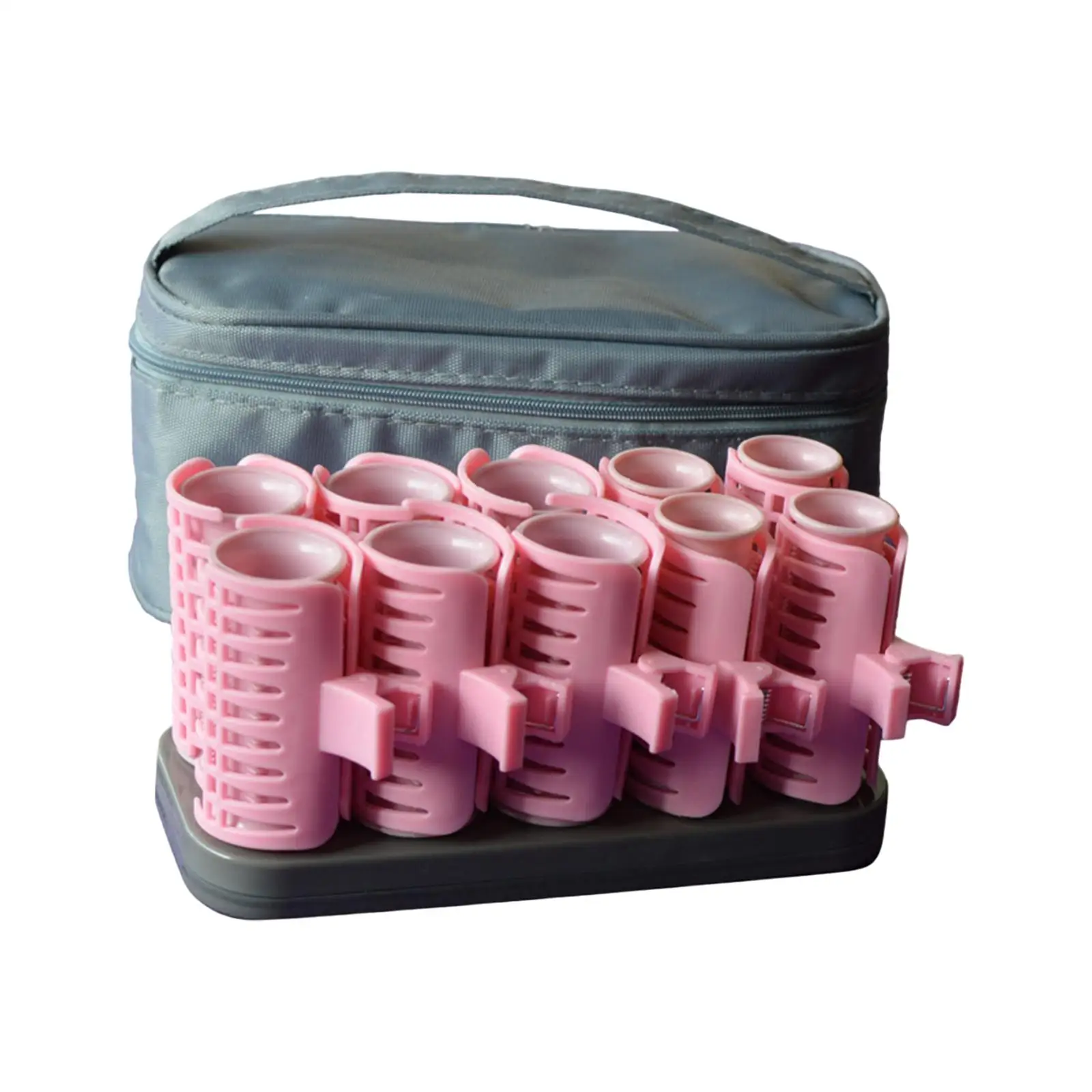 10Pcs Heated Hair Rollers Easy to Operate Classic Fast Heat DIY Hairstyles 70W for Short Hair and Long Hair Hair Styling Tool