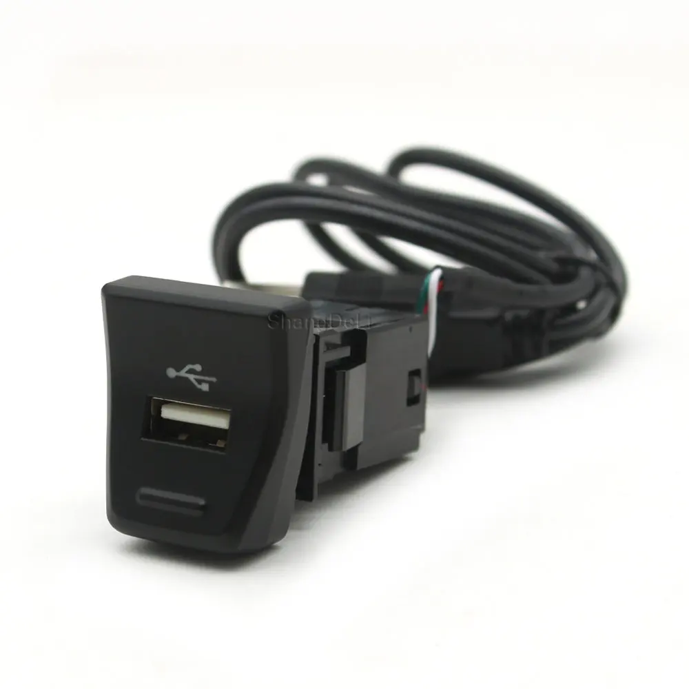

1PC USB audio USB flash U disk data reading Led Light for Toyota RAV4 19-21 Central Control Position Switch Button