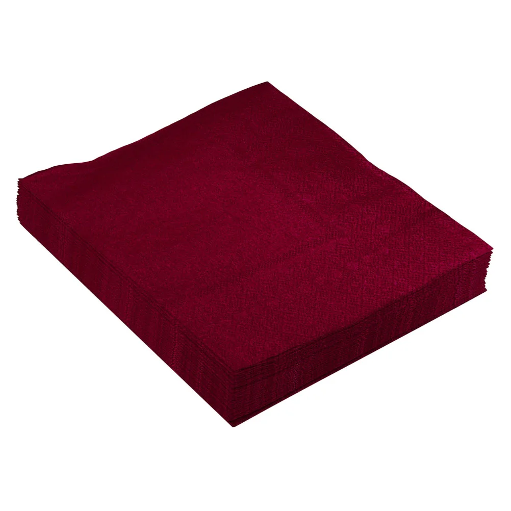 20 Pcs Decorate Solid Color Napkin Baby Drinks Paper Dessert Napkins Disposable