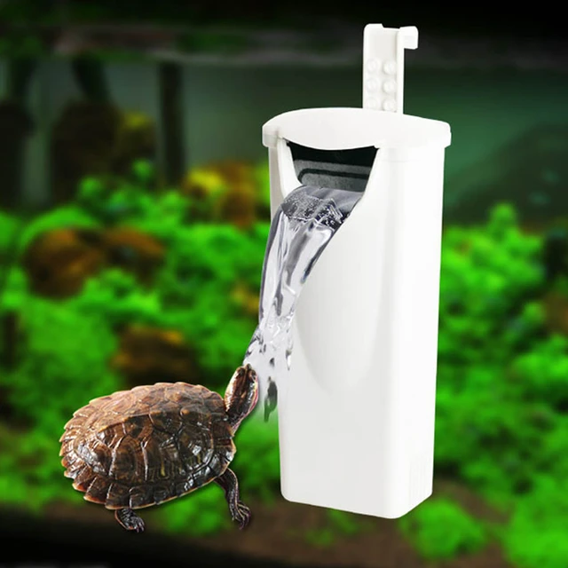 Bomba de agua con filtro de agua para acuario de tortuga, dispositivo con  circulación de agua, para reptiles - AliExpress