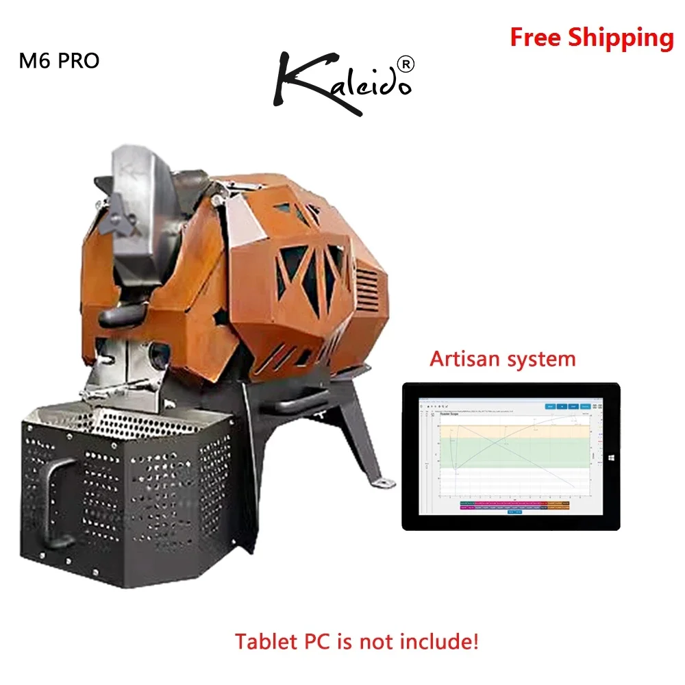 KALEIDO Sniper M6 PRO Coffee Roaster 200-600g Electric Coffee Roasting Machine for Commercial Use Hot Air Upgraded