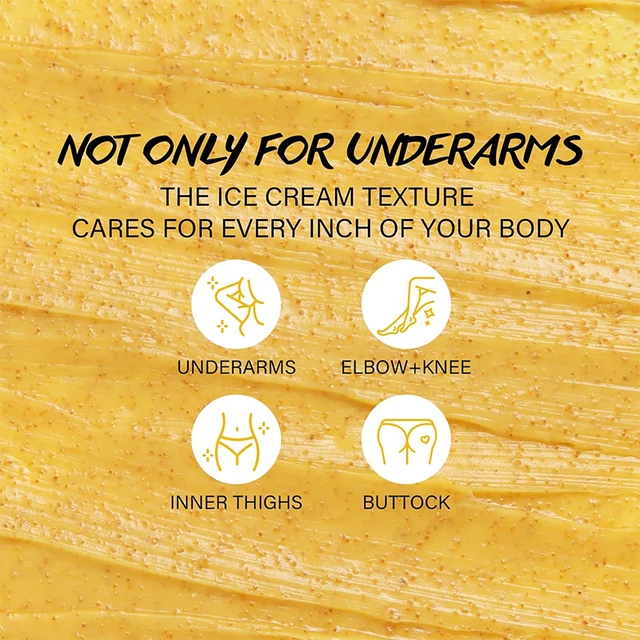 Underarm Detox Scrub Turmeric Vitamin C Dark Spot Armpit Remover - Image 4