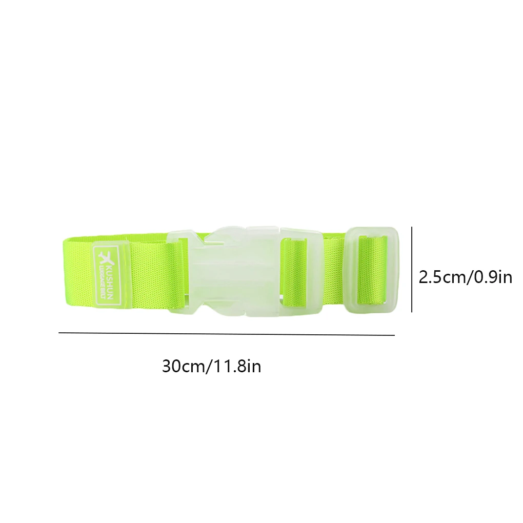 Adjustable Luggage Strap Anti-lost Clip Bag Fixing Travel Nylon Belt Suitcase Bag Hanging Buckle Strap,Orange Yellow