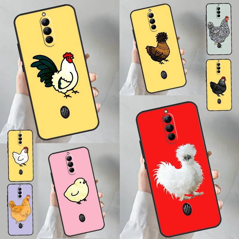 Chubby Chicken For Nubia Red Magic 8 Pro Cover Per Zte Redmagic 6 7 Pro 6R 5S 6S 7S 5G Soft Capa