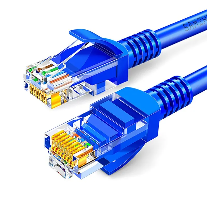 Ethernet Cable RJ45 Connector Network Extension Cat 5 Channel UTP 4Pairs 24AWG Patch Cord Accessories