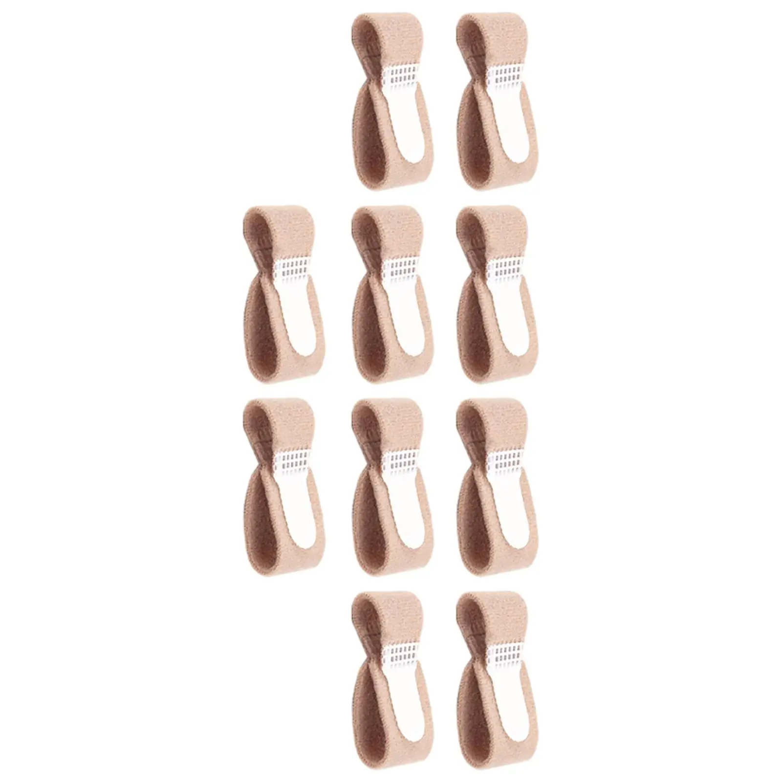 10 Pieces Broken Finger Wraps Finger Splint Buddy Tape Convenient Beige for Dislocated Joint