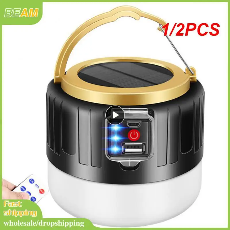 

1/2 шт., водонепроницаемый перезаряжаемый фонарь для кемпинга