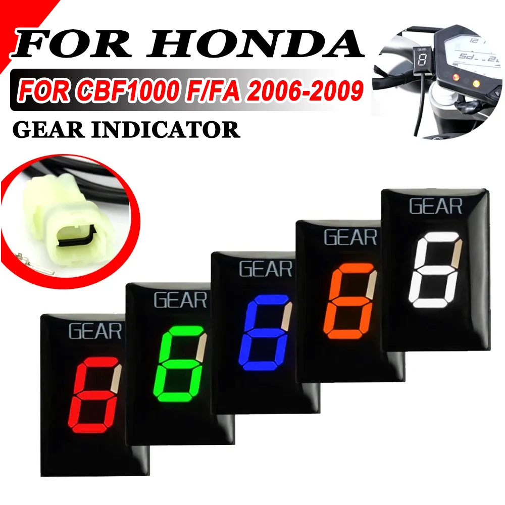 

For Honda CBF1000F CBF1000FA 2006 - 2008 2009 CBF1000 F FA Motorcycle Accessories1-6 Speed Gear Display Indicator Digital Meter