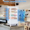 Commercial Display Refrigerator, 2.0 Cu. Ft. Countertop Pastry Refrigerated Display Case with Led Lighting, Air-Cooling 4