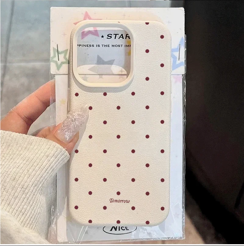 Minimalist Dot Style Protective Case - Cute and Durable Finish