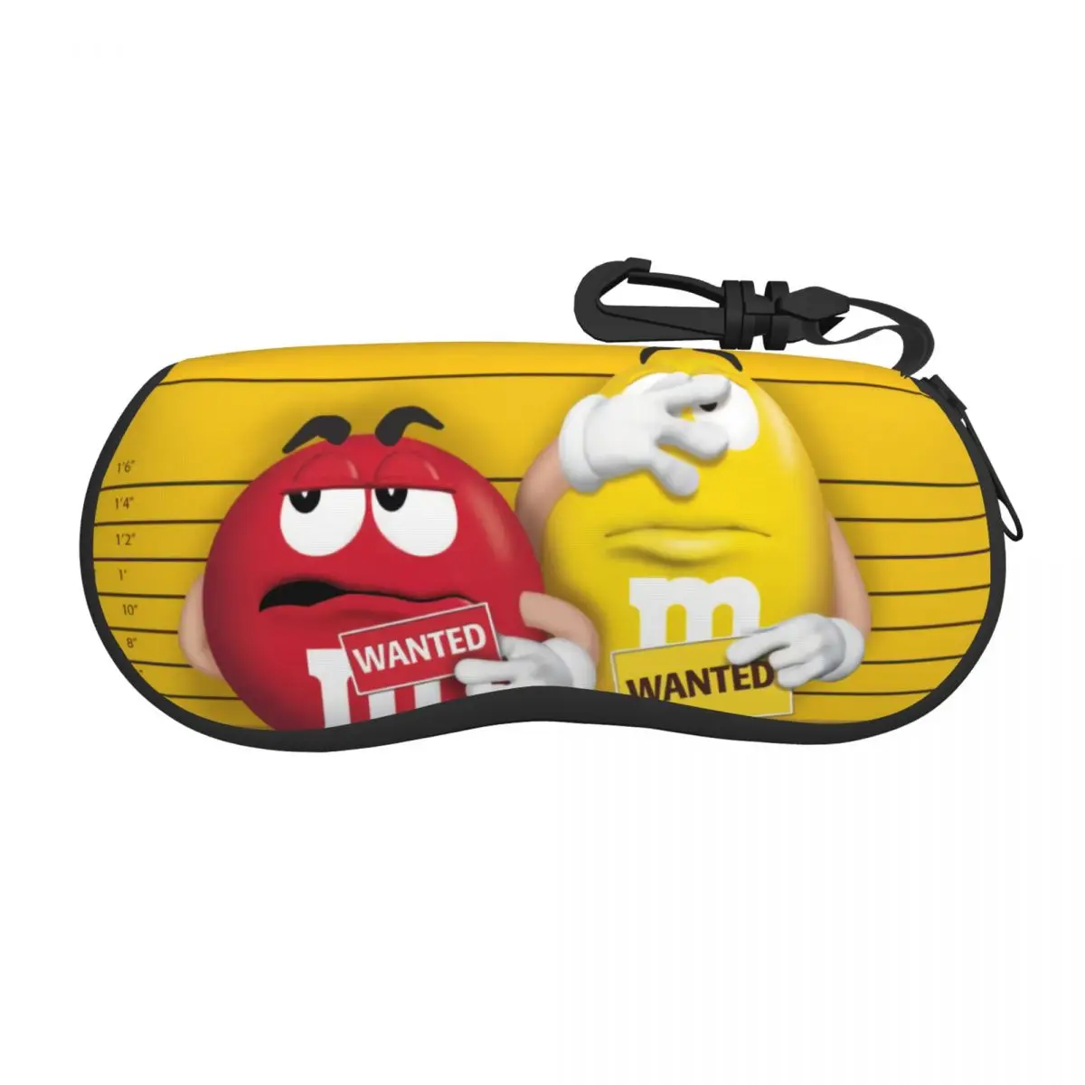 MMsChocolateCandySunglassesSoftCaseNeopreneZipperEmoticons