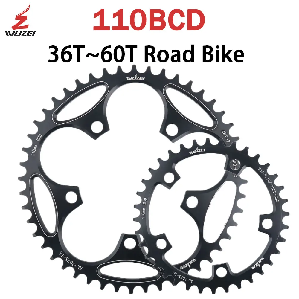 

Road Bike Chainring 110 BCD 36T Bicycle Sprocket BCD 110 Foldable Bike Chainwheel 110BCD 38 40 42 44 46 48 50 52 54 56 58 60T