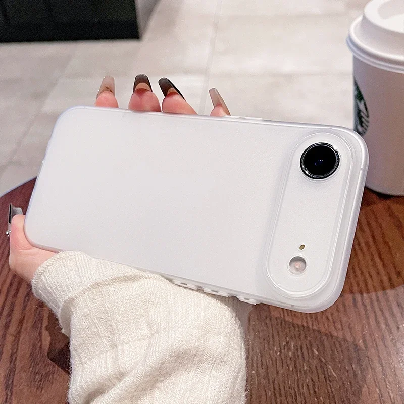 Matte Soft Silicone Ultra-Thin Translucent Case - Candy Color Slim Clear Shell