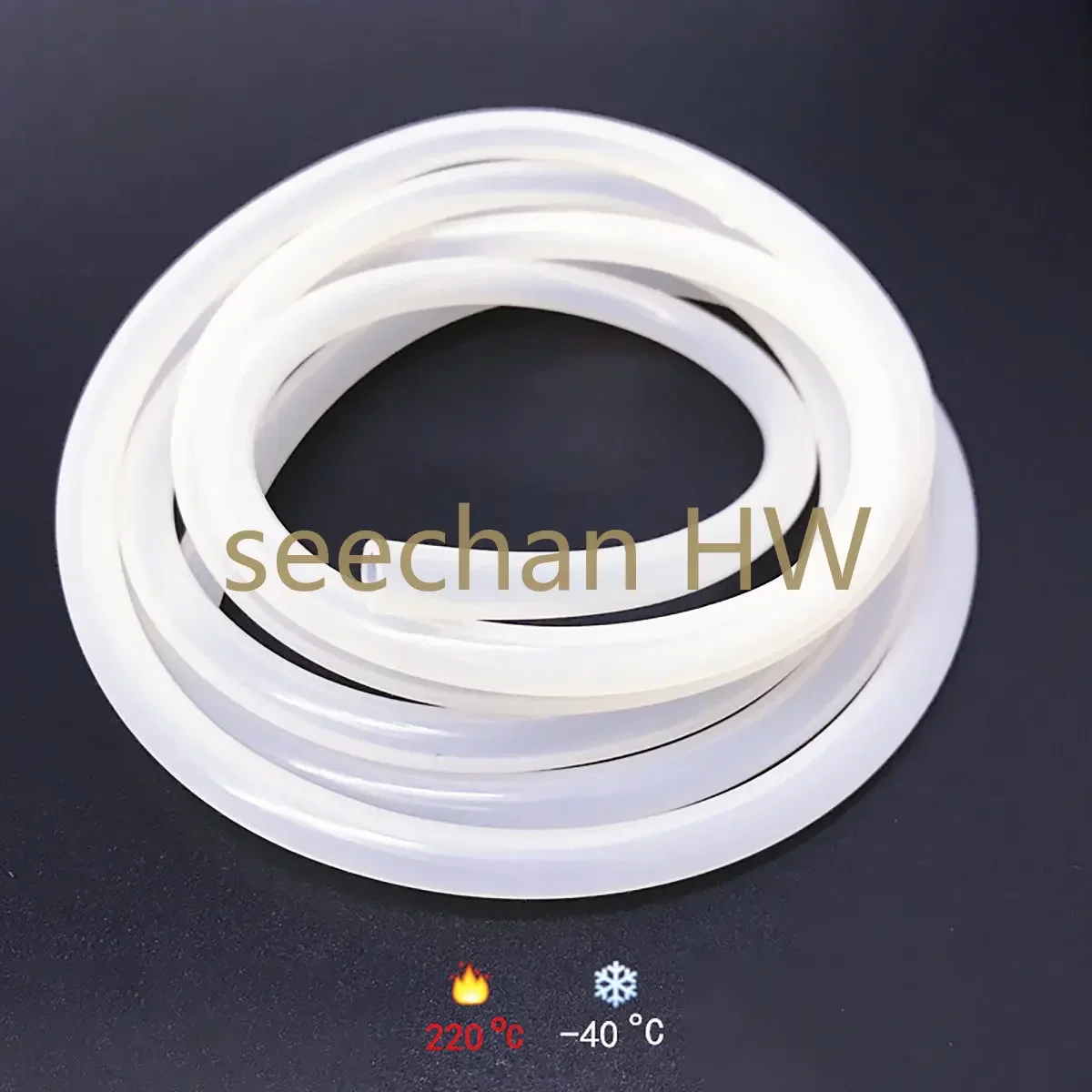 1Meter Industrial Grade High Temp Resistant Silicone Rubber Hose Capillary Pipe Tube Inner Dia 1-40mm silicone tube rubber tubing rubber tube rubber hose