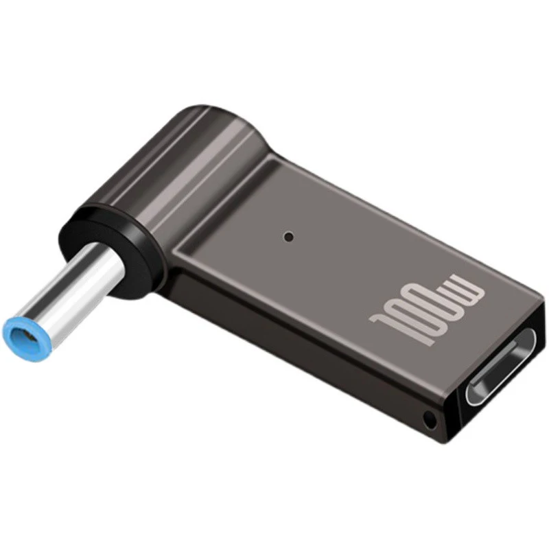 

Переходник с USB C на 4,5x3,0 мм 100 Вт, кабель для быстрой зарядки для HP/Dell, зарядное устройство для ноутбука DC 4,5*3,0