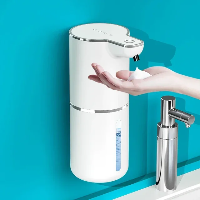 Automatic Touchless Foaming Soap Dispenser – 380ml USB Rechargeable Electric Soap Dispenser with 4 Adjustable Foam Levels 2