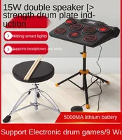 Kit de batterie électronique pour adultes et enfants, batteur portable, kit professionnel, intérieur de la maison, cadeau de batterie électronique, maire 3