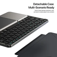 New Multifunctional Model Foldable Bluetooth 5.0 Keyboard with Touchpad & Phone Holder For Phones Tablets PC - Image 6