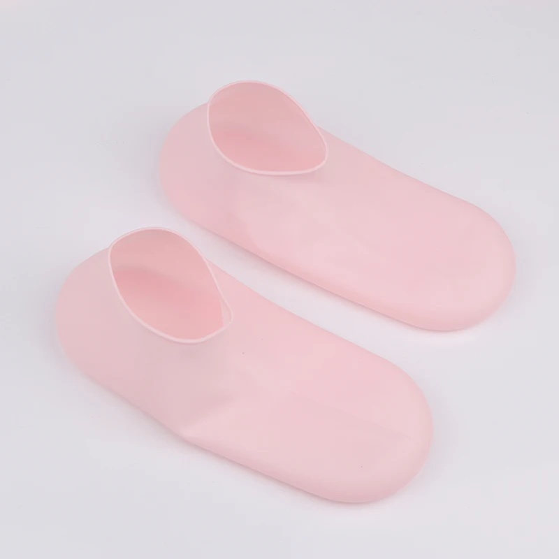 جوارب جل سيليكون مرطبة ، تقشير ومنع جفاف سبا للعنا...