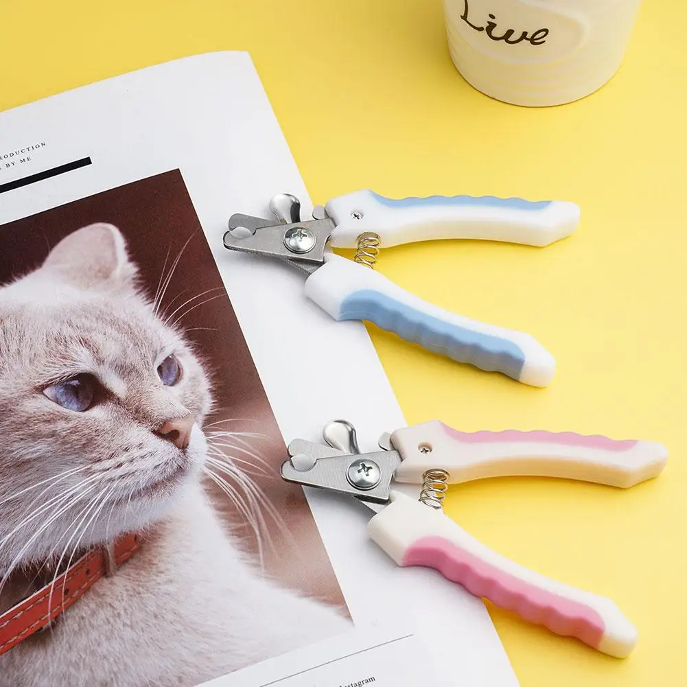 Professional Pet Nail Clipper Stainless Steel Dog Cat Nail Trimmer Labor-Saving Nail Clipper Convenient Dog Grooming Supplies 6