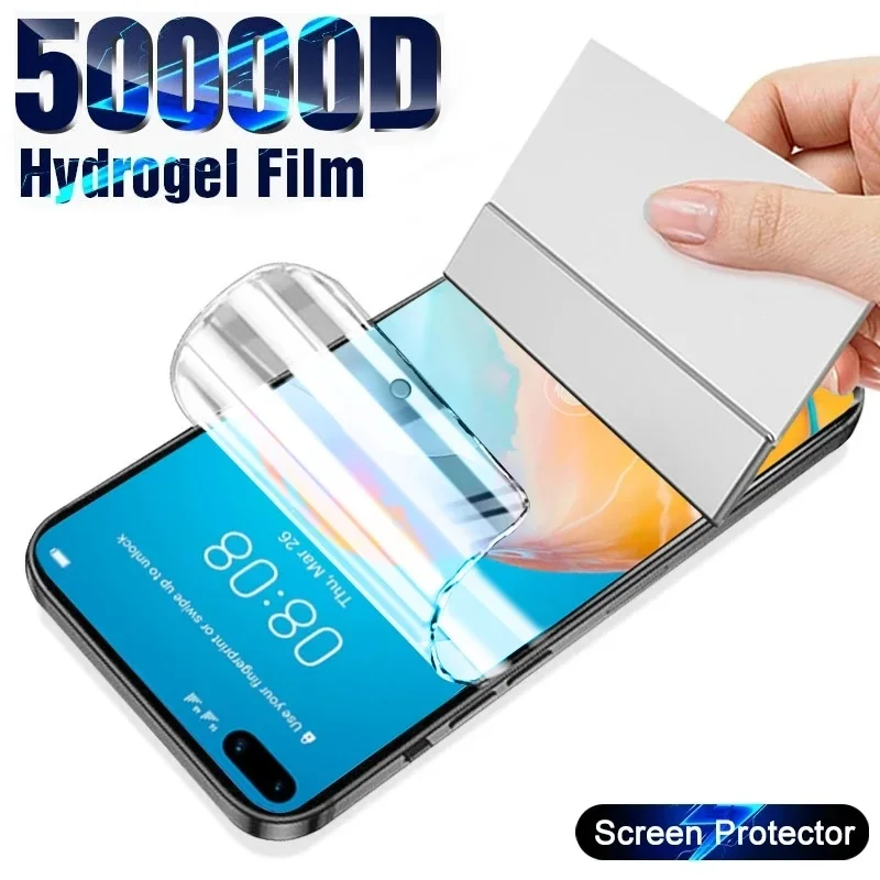 Pellicola Salvaschermo Per Huawei P50 P40 P20 P10 P9 P8 Lite Pro E 2017 2019 Pellicola Idrogel Per Huawei P Smart Z 2020 2021 Film