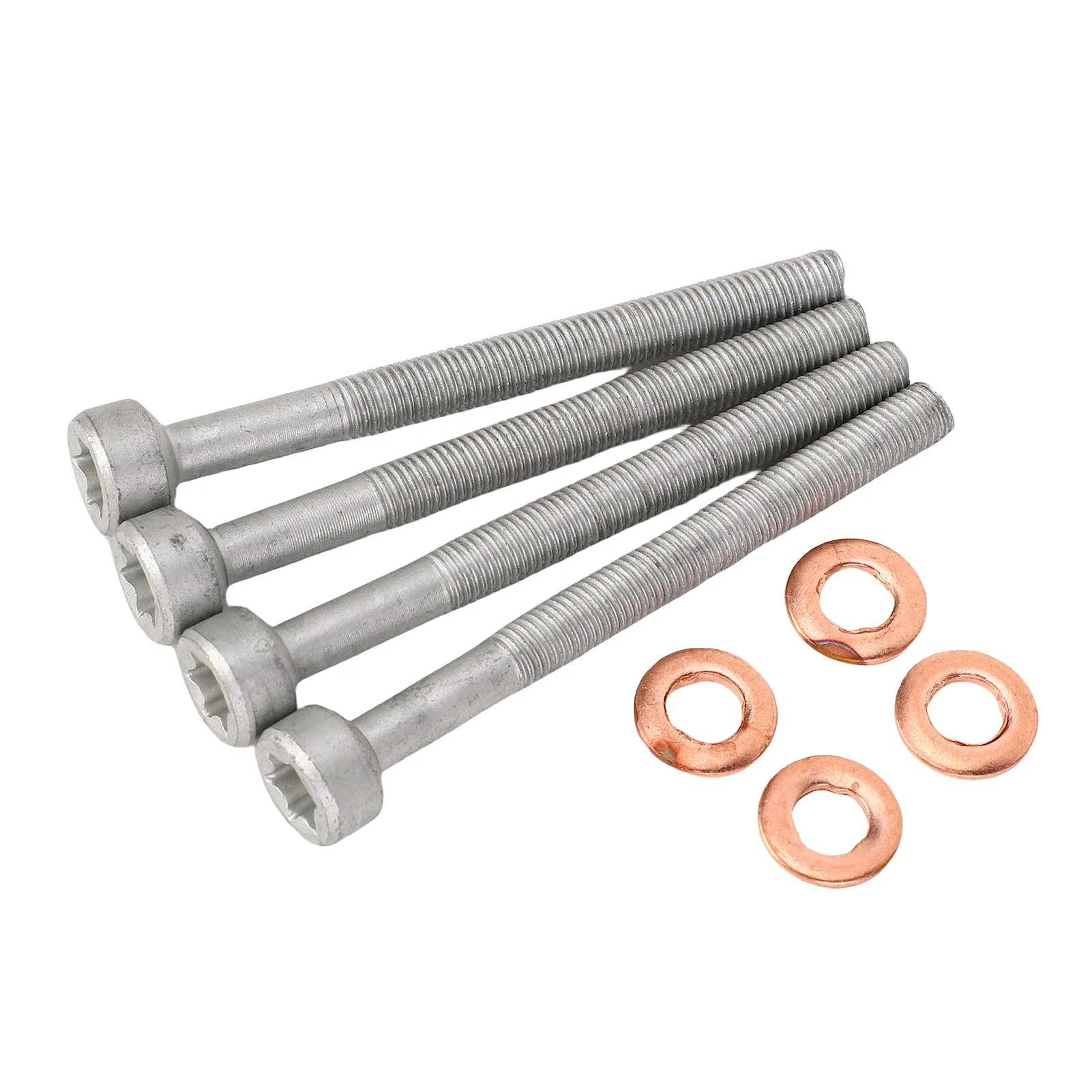 A6110170060  Fit Robust Metal Heatproof Injector Bolt and Washer for Vehicle Replacement for OM651 Series Derve Engines