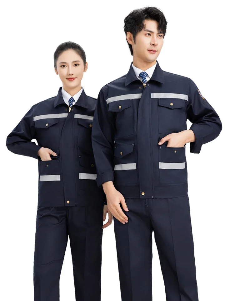 여름용 순면 난연 작업복, 내열성 용접 세트, 멀티 포켓, 안전 작업복 보호 여름용 순면 난연 작업복, 내열성 용접 세트, 멀티 포켓, 안전 작업복 보호