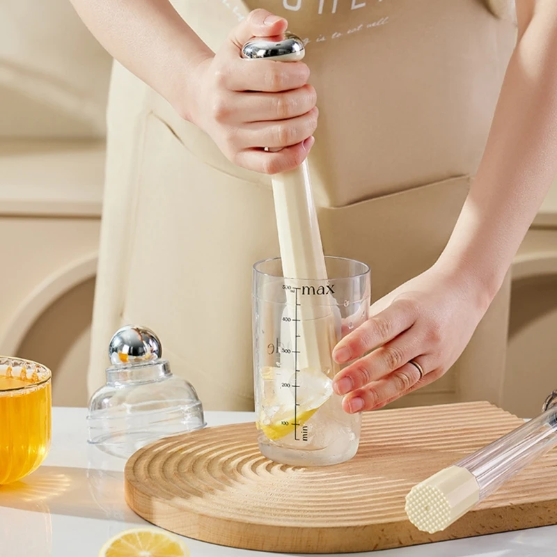 Multifunctional Plastic Crushed Ice Hammer Cocktail Swizzle Muddler