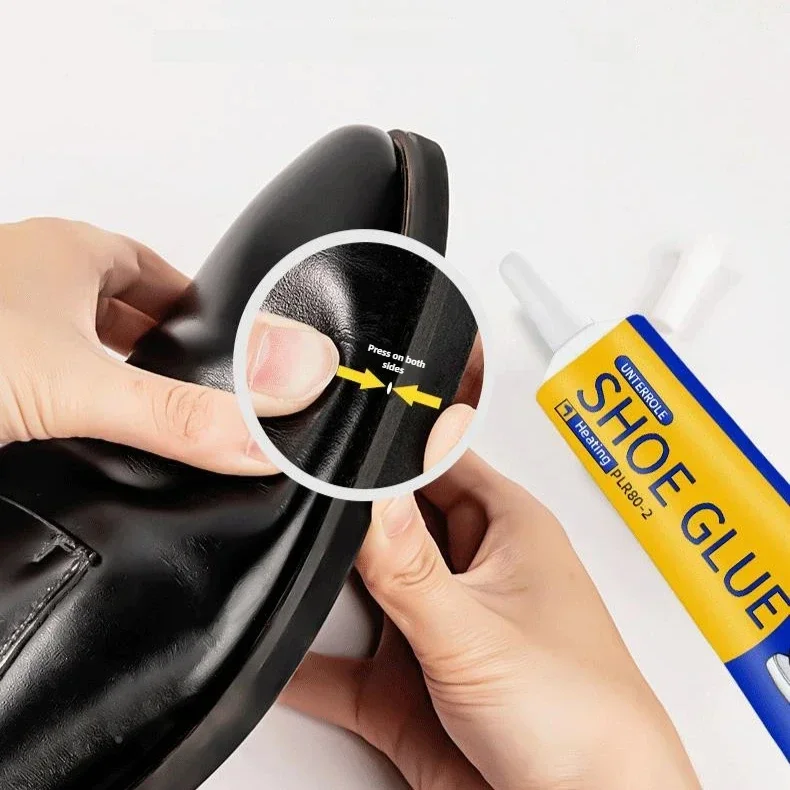 Strong Shoe Glue, 60ml Waterproof Adhesive for Shoe Repair, Fast Drying Resin for Sneakers, Boots, DIY Craft, Leather, Rubber,