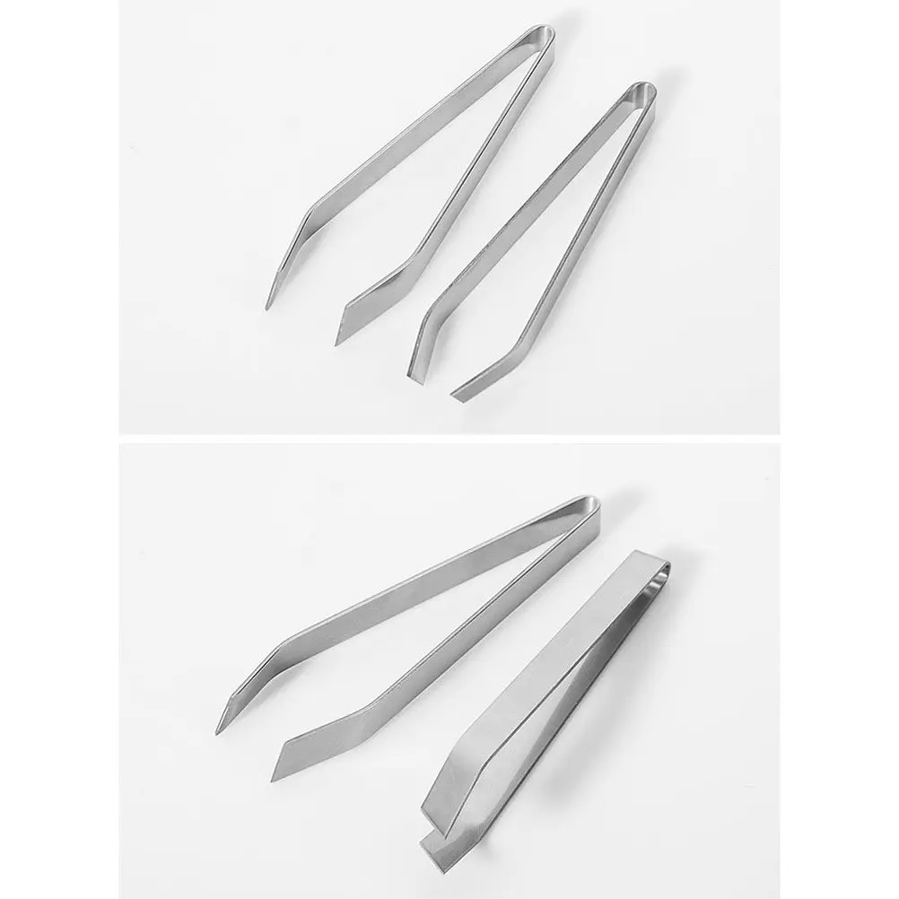 3개입 생선뼈 집게 프리미엄 스테인리스 스틸 사선 팁으로 정확한 생선 손질, 돼지털 제거, 간편 세척, 식기세척기 사용 가능
